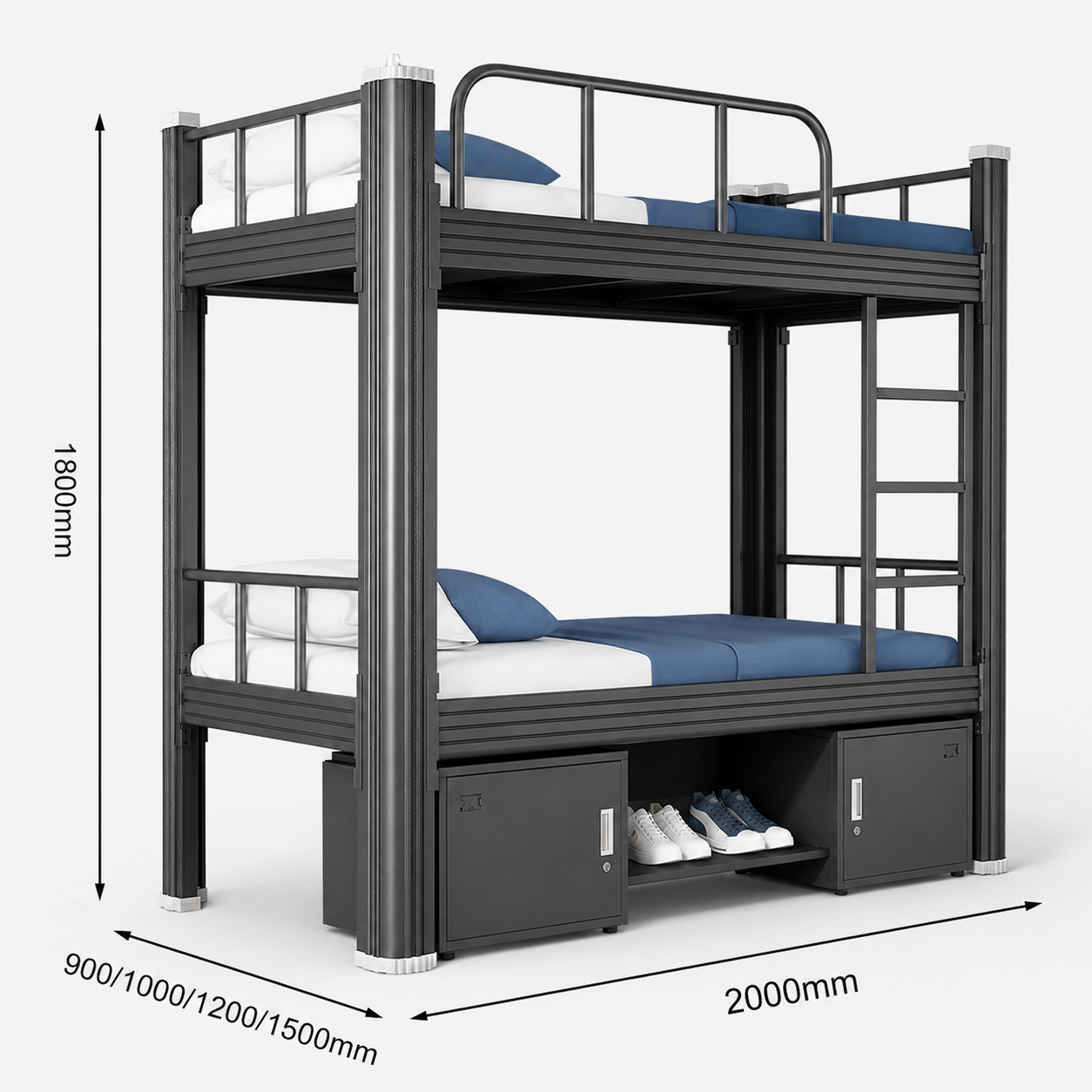 Metal Bunk Bed for Dormitory, Hostel and Staff Accommodation