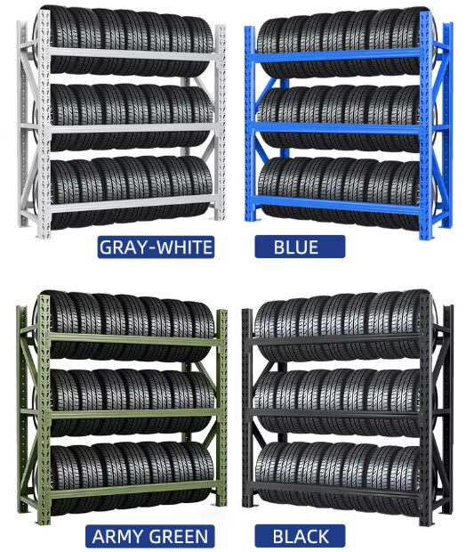 Heavy Duty Tire Storage Rack for Warehouse, Garage and Tire Shops