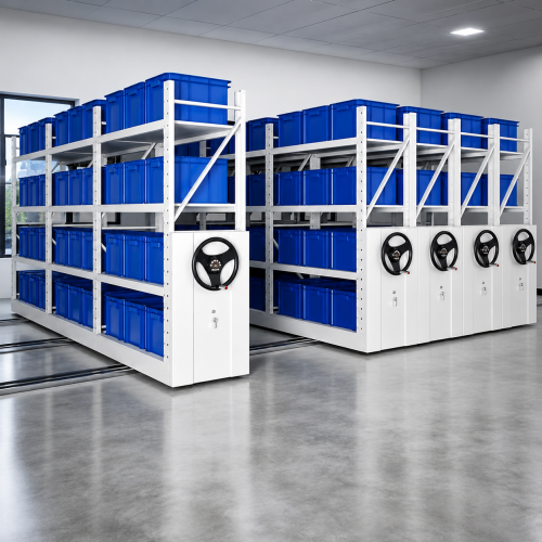 Mobile Shelving Systems for High Density Space-Saving Storage