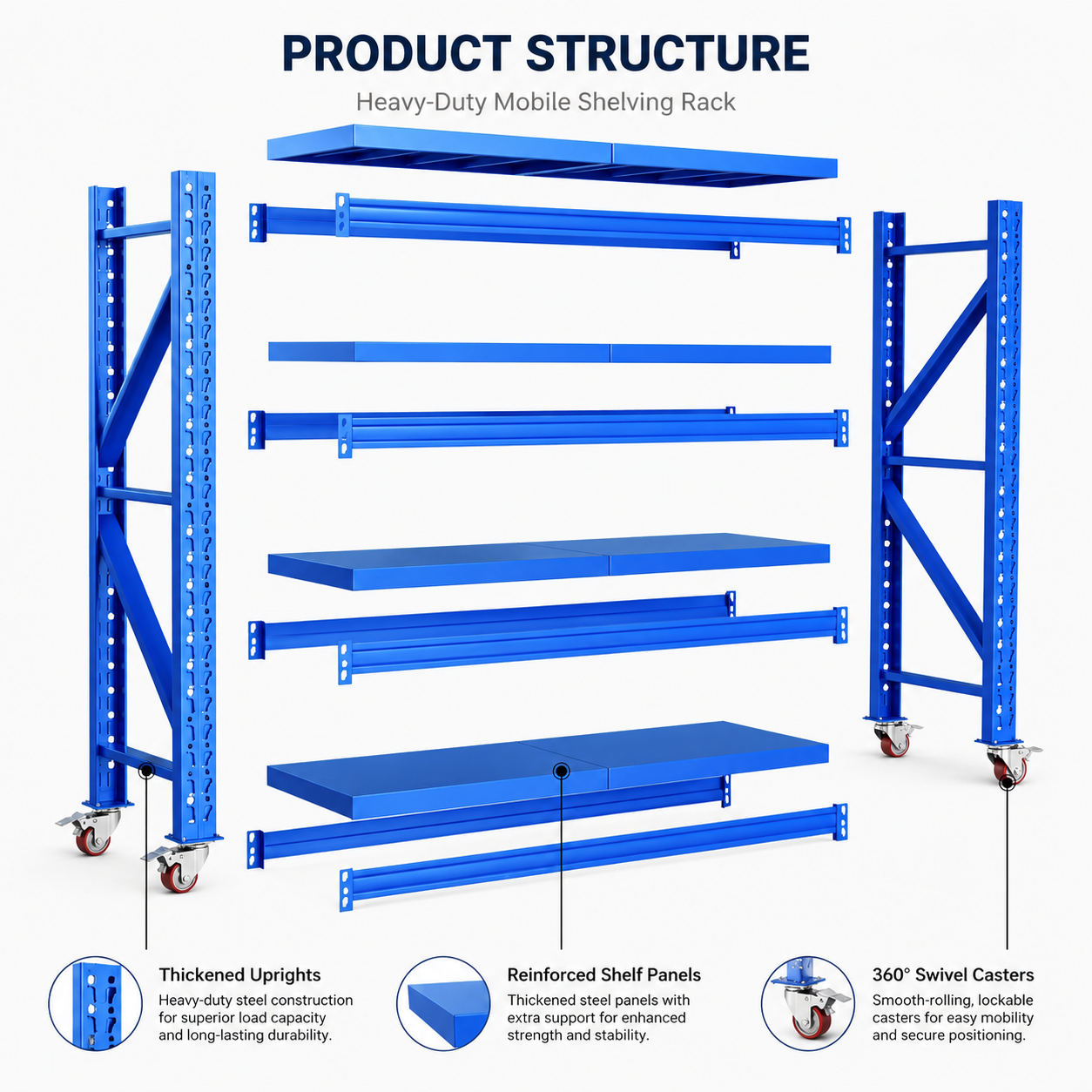 steel shelves