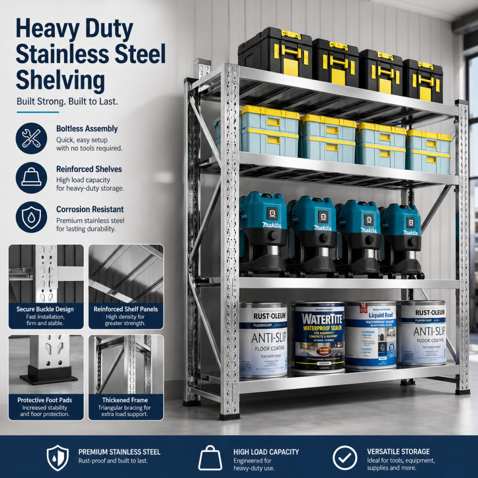 stainless steel storage rack