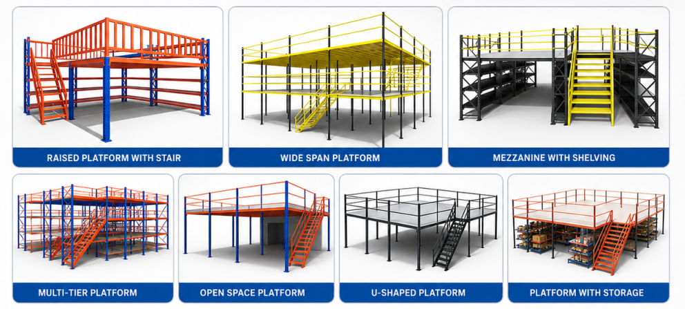 Mezzanine Floors System Steel Mezzanine Racking